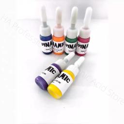 Pigmento de Tinta com Caixa, Kits de Tatuagem Body Art, Tintas Profissionais de Beleza, Maquilhagem, 5ml, 10 Cores, 1Pc - Image 2