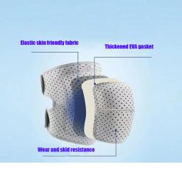Almofadas De Joelho De Compressão Esportiva, Protetor Elástico, Joelhos Esponja Espessada, Suporte De Cinta, Treinamento De Treino De Dança, 1Pc - Image 2