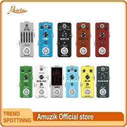 Rowin-EQ Compressor Pedal, impulsionar ganho distorção, Fuzz Noise Gate, Tuner Modulação, Delay Reverb, Pedais de efeito de guitarra, melhor ordem - Image 1