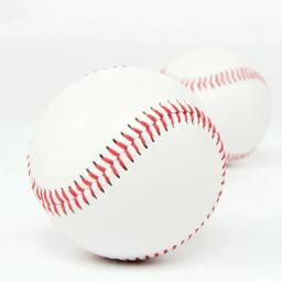 Full Cowhide Baseball Soft Base Bolas, Branco, Handmade, Prática para Treinamento, 30 Lã Núcleo, Beisbol Har, Equipe, 1Pc, 9" - Image 5