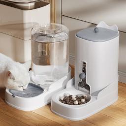 Alimentador automático pet e distribuidor de água para gatos e cães, Tigela de alimentação de grande capacidade - Image 1