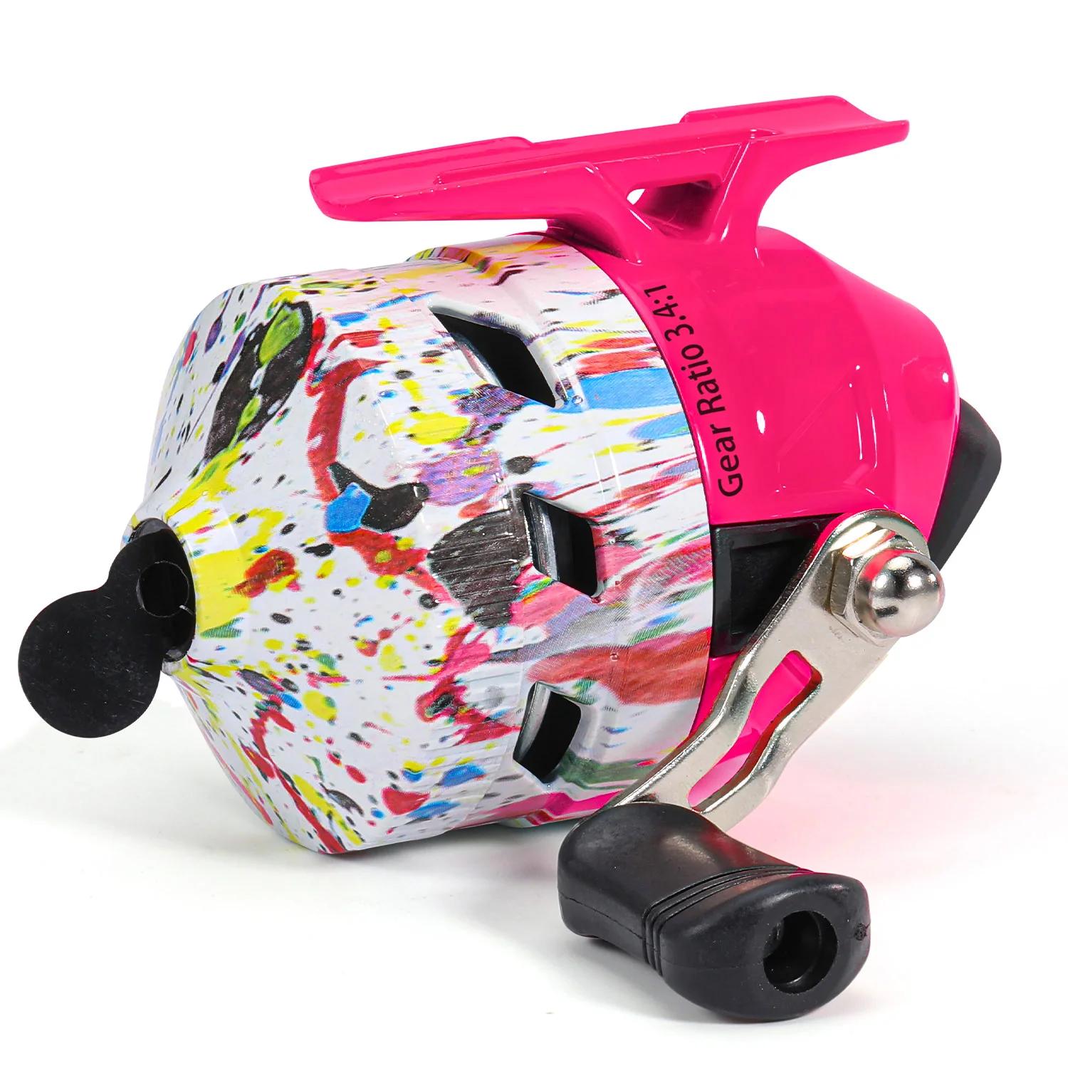 Sougayilang Spincast Carretel de pesca 3.4:1 Relação de engrenagem Construída em linha de alta potência pode substituir Catapulta Caça Tiro Carretel fechado ﻿ - Image 1