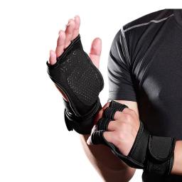Luvas de treinamento para homens e mulheres, Luvas de treino, protetor de palma, Fitness, musculação, halterofilismo, ginástica, mão, pulso - Image 4