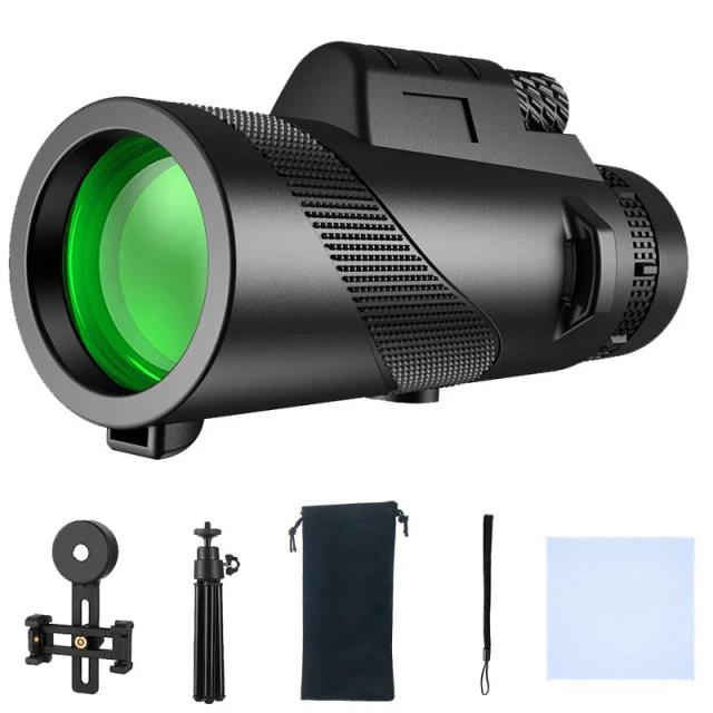 Telescópio HD Dobrável Mini Portátil para Longas Distâncias - Ideal para Caça, Esportes, Acampamento e Viagens até 5000m