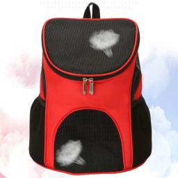 Todas as estações suprimentos para animais de estimação viajar para fora transportando saco dobrável gato cão respirável mochila portador do cão acessórios - Image 2