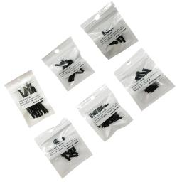 Ténis raquete ilhós, 15pcs, cor preta acessórios de substituição - Image 3