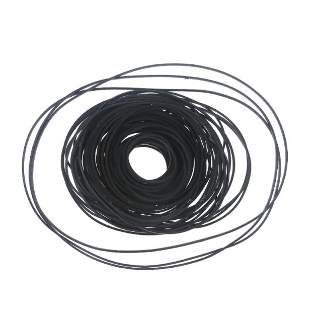 Mix Variado de 100 Peças de Cintos de Borracha para Reparo de Gravadores de Fitas Cassete 1x1 mm Quadrado