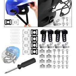 Parafuso arruelas porcas para beisebol e softball, hóquei capacete Repair Kit, 61 pcs - Image 5