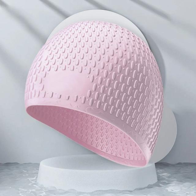 Cap Acqua: Boné de Natação em Silicone Impermeável com Proteção para Orelhas - Ideal para Profissionais e Amantes de Esportes Aquáticos