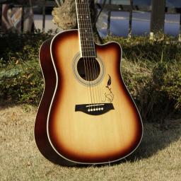 Rosewood Fingerboard para estudantes iniciantes, guitarra acústica, 21 Trautas, 6 cordas, Starter prática, guitarra folclórica, 41" - Image 2