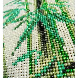 Beadwork Set Ponto Cruz com Talão, Flor Bead Bordado Kits, Agulha Arte e Artesanato, Decoração, Linha de Pesca, Contas - Image 6