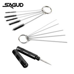 Mini Airbrush Spray Gun Kit de ferramentas de reparo de limpeza Acessório de aço inoxidável Airbrush Peças de mão Portátil para ferramentas de pulverização - Image 1