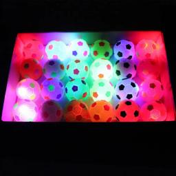 Brinquedo de bola led crianças luz led bouncy bola piscando futebol brilhante squeaky som brinquedo jardim jogo de praia brinquedos das crianças - Image 5