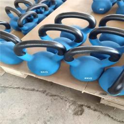 Vinil colorido Kettlebell para uso doméstico, ginásio Fitness levantamento equipamentos, China atacado - Image 5
