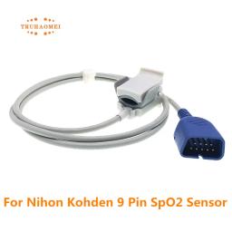 Para Nihon Kohden Adulto Reutilizável Criança Neonatal Envoltório SpO2 Sensor 9 Pin Lifescope BSM Série TL-201T Sonda de Oxímetro De Taxa De Pulso - Image 3