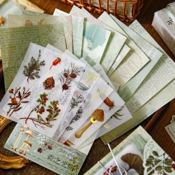 30 pçs adesivos vintage material kit de combinação de papel diy colagem lixo diário decoração materiais scrapbooking conjuntos - Image 4
