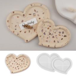 Diy resina gesso cimento amor forma irregular bandeja bandeja de concreto molde diy bandeja de jóias molde para cimento gesso argila molde - Image 1