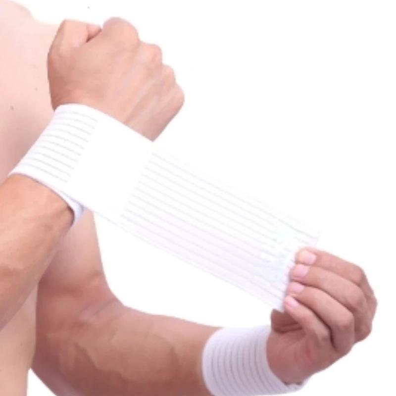 1pc esportes fitness braçadeiras bandagem elástica mão pulso alça ajustável envoltório esporte pulseira elástico protetor de pulso - Image 1