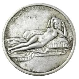 A Moeda Comemorativa do Artista Da Vinci, Cópia em Prata, 1452-1519 - Image 3