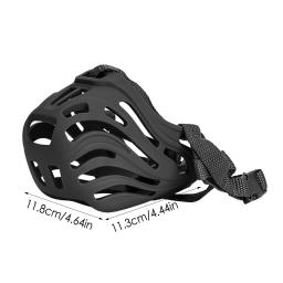 Cão de silicone focinho silicone boca do cão capa com fivela ajustável focinho do cão com fivela ajustável para cães pequenos e médios - Image 6