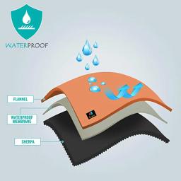 Impermeável Pet Blanket, Líquido Pee Proof Dog Blanket para Sofá-cama Sofá, Reversível Sherpa Fleece, Móveis Protector Cover - Image 6