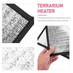 Tapete auto-aquecimento para tanque de répteis, almofada de aquecimento para dormir, isolamento terrário, aquecedor de papagaio, pequeno acessório para o inverno - Image 2