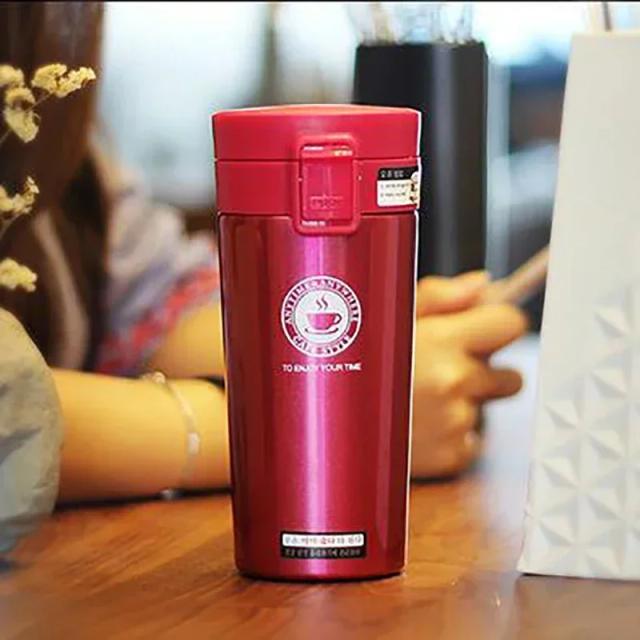 Garrafa Térmica de Aço Inoxidável com Tampa: Caneca de Café e Frasco de Vácuo para Isolamento Térmico e Acampamento