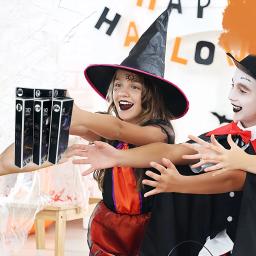 Crianças dos desenhos animados halloween 3d tridimensional quebra-cabeça brinquedos diy quebra-cabeça papel criativo bruxa fantasma morcegos modelo montagem brinquedos - Image 6