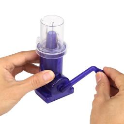 Máquina de tricô portátil, tear de malha com manivela, malha de mão trançada, camisolas DIY e cachecóis acessórios - Image 2