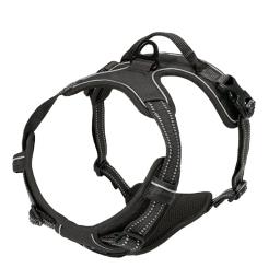 Cão de estimação arnês reflexivo ajustável respirável colete cinta no peito para pequeno médio grande cão gato cachorro coleira accessoires - Image 4