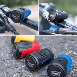 Buzina de bicicleta elétrica bssok, alarme anti-roubo alto eletrônico sino de bicicleta, com bateria recarregável usb para mtb mountain road bike - Image 2
