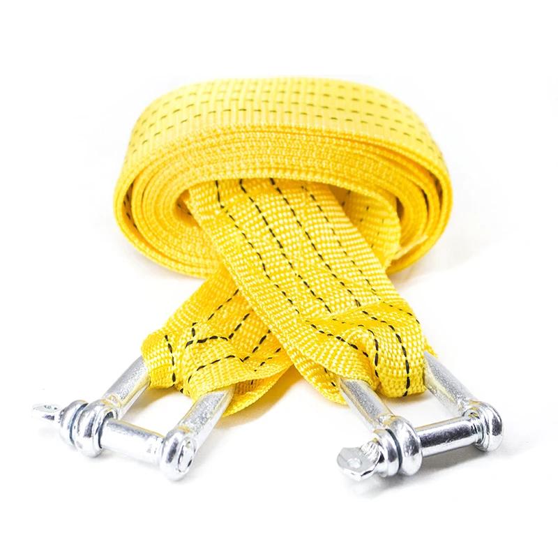 Corda de reboque para carro, 500cm, 850 ton, cabo de tração resistente com ganchos, alça de reboque de nylon de alta resistência, acessórios de ferramentas para carro - Image 1