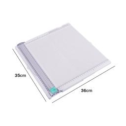 Aparador de papel Scoring Board, Craft Paper Cutter, Home DIY Scrapbook Blades Cutting Machine, Dobrável e Scorer para Foto, 36x35cm - Image 6