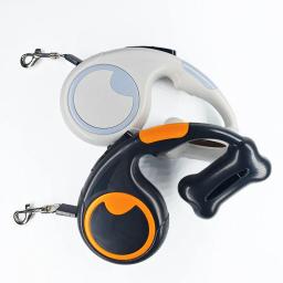 Trela De Cão De Nylon Durável Retrátil Automático, Cat Lead Estendendo, Filhote de Cachorro Andando e Correndo Tração Roleta, Cães Pequenos, 3m, 5m - Image 4