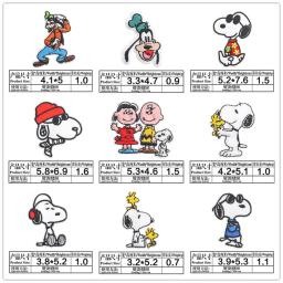 Patch bonito do bordado dos desenhos animados com Snoopy, Padrão do cão, logotipo bordado, jaqueta, bagagem, caixa do telefone, remendo da decoração - Image 3