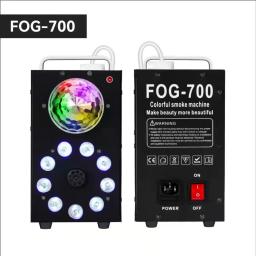 Mini 700w controle remoto sem fio máquina de fumaça colorida bola mágica rgb palco festa casamento discoteca casa gerador fumaça - Image 2