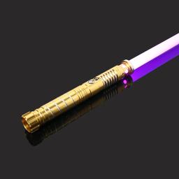 RGB sabre de luz com metal Laser espada, Rave piscando brinquedo arma, luminoso LED Light Stick, Cosplay arma, Espada - Image 2