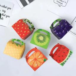 Frutas tema doces caixas para festa de verão, caixas de presente para festa de aniversário, baby shower decoração suprimentos - Image 3