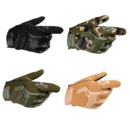 Luvas de Cinco Dedos Longos para Homens, Paintball, Airsoft Shot, Combate, Anti-Skid, Bicicleta, Dedo Completo, Roupas - Image 6