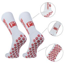 Meias esportivas antiderrapantes para homens e mulheres, meias de silicone circular com ventosa, acessórios de rugby, novo design - Image 2