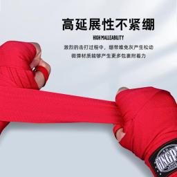 Atadura de boxe e treinamento, de boa qualidade, luta, muay thai, mma, boxe, bandagem de mão, 2 peças, luvas de kickboxing, bandagem - Image 5