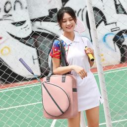 Saco de desporto para badminton tênis bolsa à prova dwaterproof água saco de raquete de tênis das mulheres dos homens - Image 5