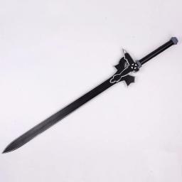 80cm espada arte on-line são asuna arma 1: 1 figura de ação kirigaya kazuto elucidator/escuro repulsor cosplay espada pu espuma crianças - Image 4