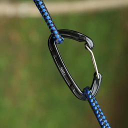 1Pcs Escalada Profissional Mosquetão D Forma Montanhismo Fivela Gancho 12KN Segurança Bloqueio Outdoor Equipamento de Escalada Acessório - Image 4