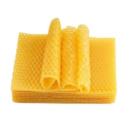 Cera De Abelha Folhas De Fundação, Vela Fazendo, Kits De DIY, Mel Fabricante De Velas, Cera De Abelhas Completo, Favo De Mel, Apicultura, 10Pcs - Image 5