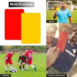 Árbitro Card Set para Jogos Esportivos, Vermelho e Amarelo, Apito e Lápis, Cartas de Aviso para Futebol, Scorebook, Futebol Árbitro - Image 4