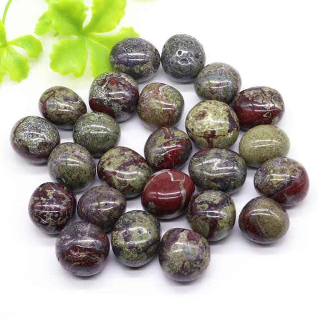Pedra Natural Dragon Blood Jasper: Colecionável de Rocha com Propriedades Curativas e Estilo Decorativo para sua Casa