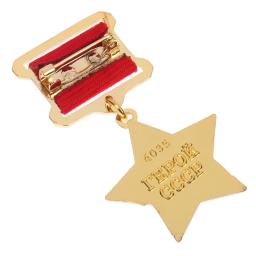 CCCP-Alfinetes de lapela com crachá metálico, artesanato antigo, medalha estrela dourada, crachá soviético, coleção de recordações - Image 4