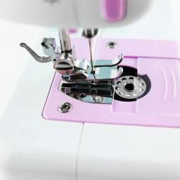 505a casa máquina de costura elétrica artesanal diy ferramenta de reparo com 12 pontos embutidos iniciantes para usar máquina de travamento de borda grossa - Image 3