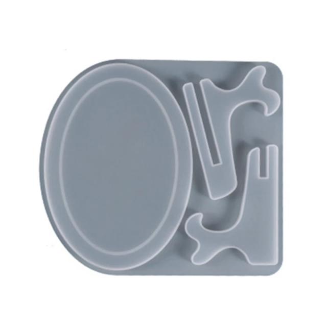 Moldura Personalizada para Fotos em Silicone com Suporte para DIY, Artesanato e Decoração de Casa com Epóxi e Resina